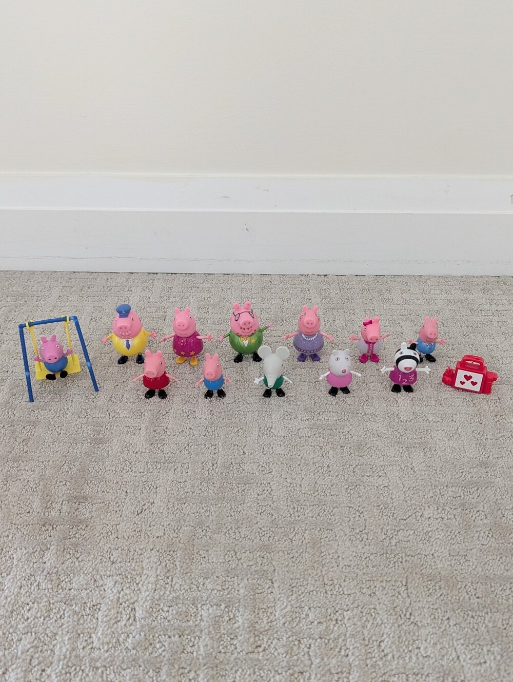 Lot of Peppa Pig Family and Friends Figures